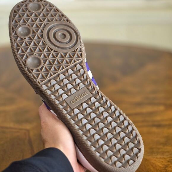 Adidas Originals Samba ADV Cloud White Purple Men's Size 12 Leather New IE6613 - Picture 14 of 14